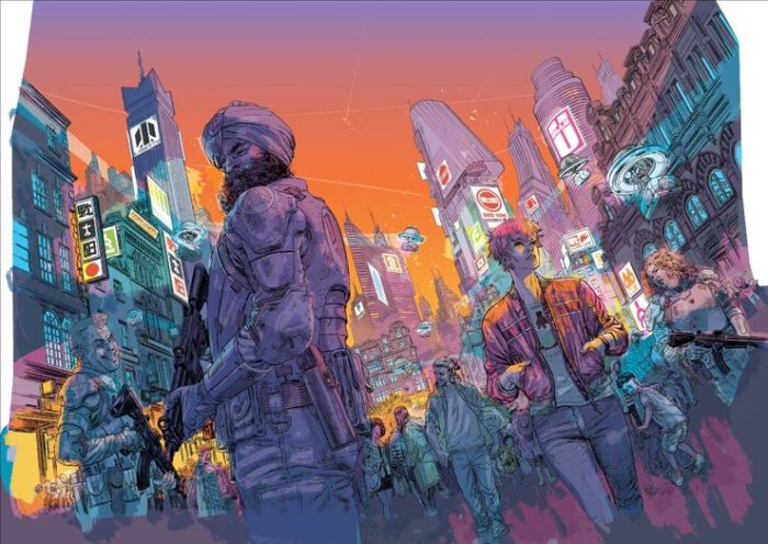 Illustration aus Madi: Once Upon A Time In The Future | © 2020 Duncan Jones, Alex de Campi