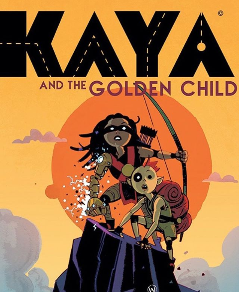 KAYA AND THE GOLDEN CHILD Cover | © 2020 Wes Craig